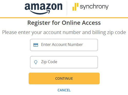 Amazon-store-card-registration-form