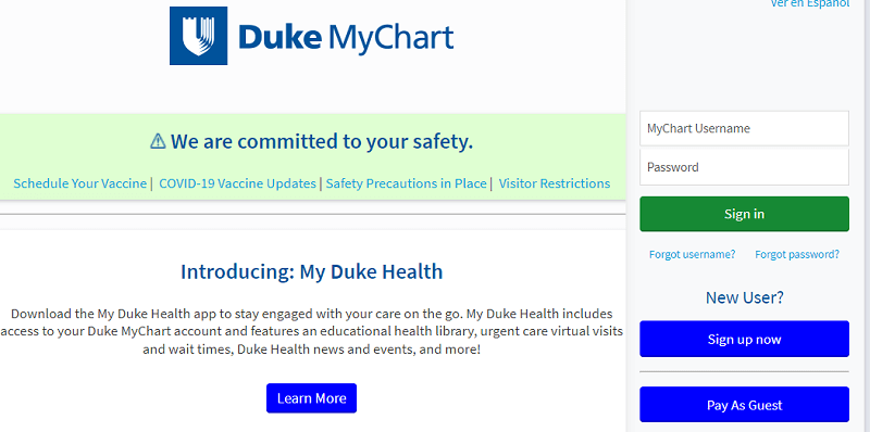 My Duke Chart Com