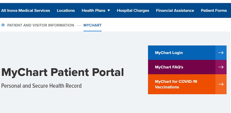 Inova Mychart Create Account