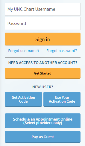 My UNC Chart login, App, Sign-Up ️2023 UNC Health