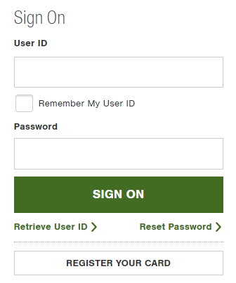 tractor supply personal credit card login form