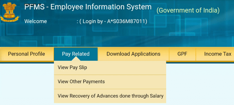 Public financial management system employee information system