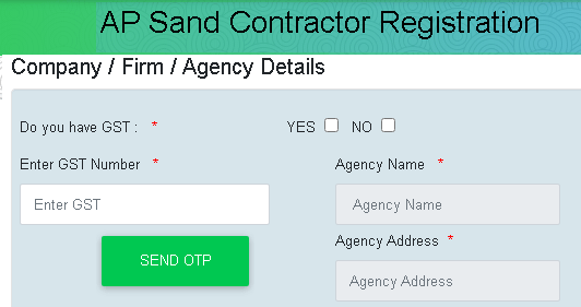 contractor registration form
