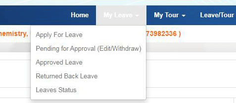 apply for leave link intrahry