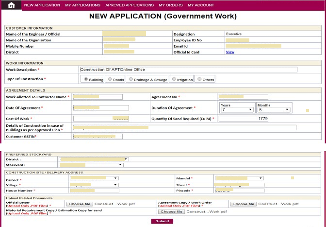 ssmms new govt bulk order application form