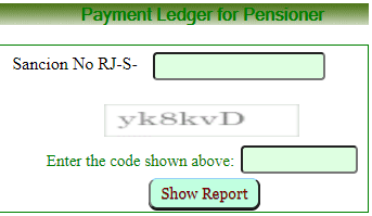 search pensioner payment ledger