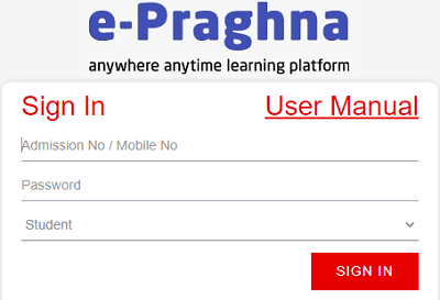 epraghna student login