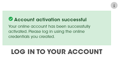 seminole account successful activation message