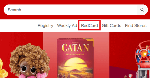 Target RedCard link
