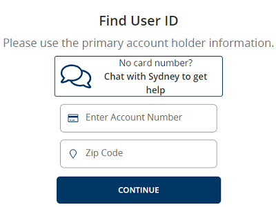 old navy credit account find user id page
