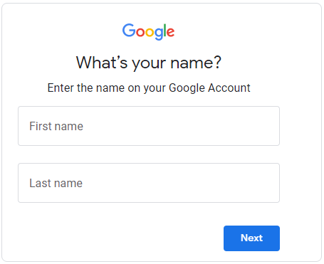 enter Gmail account name to recovery id